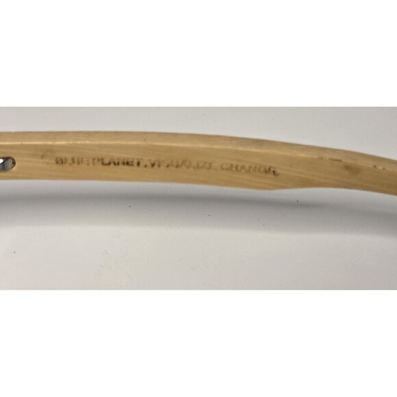 Blue Planet Sunglasses Rx Strength +1.75 Readers Red Frames Bamboo Arms - Picture 6 of 6